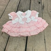 Load image into Gallery viewer, Premature Preemie Prem Tiny Baby Girl&#39;s  Dress &amp; Knickers Outfit